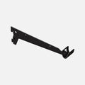 Clothes Rail 50mm Pitch Bracket Black 330mm