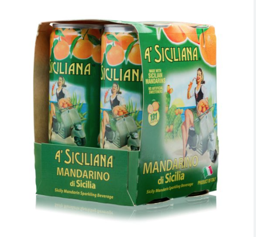 Cocktails, Mocktails & Mixers: Siciliana Mandarino Soda 4-pack by Bella Cucina – Cocktails, Mocktails & Mixers: juice