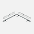 Corner Floating Shelf Bracket 280x280x11mm