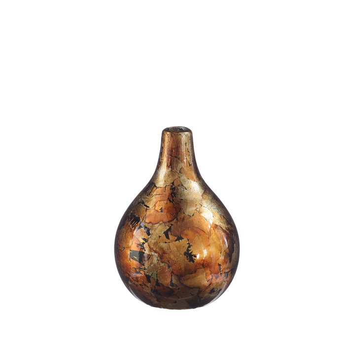 DAZZLE VASE 12XH18 COPPER GOLD Deventor