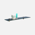 Eliot Glass Shelf Kit Rounded Corners 800x200x8mm