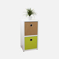 European Made Boon 1x2 White & Softboxes (Green & Brown)