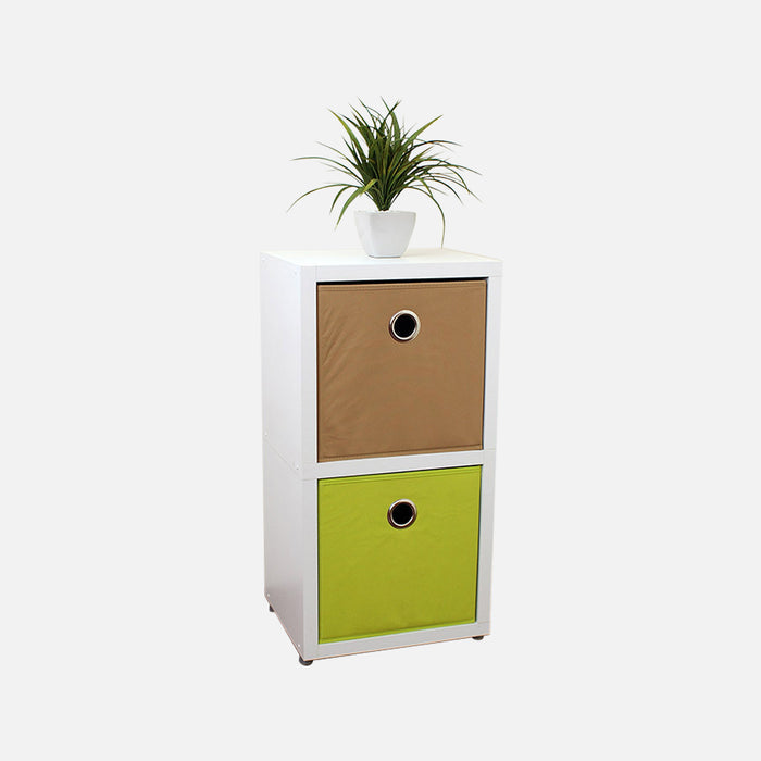 European Made Boon 1x2 White & Softboxes (Green & Brown)