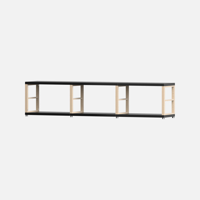European Made Boon MAXX Black And Oak 3x1