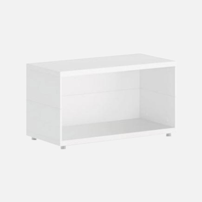 European Made Case Bookcase 1x1 Maxi White