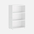 European Made Case Bookcase 1x3 Maxi White