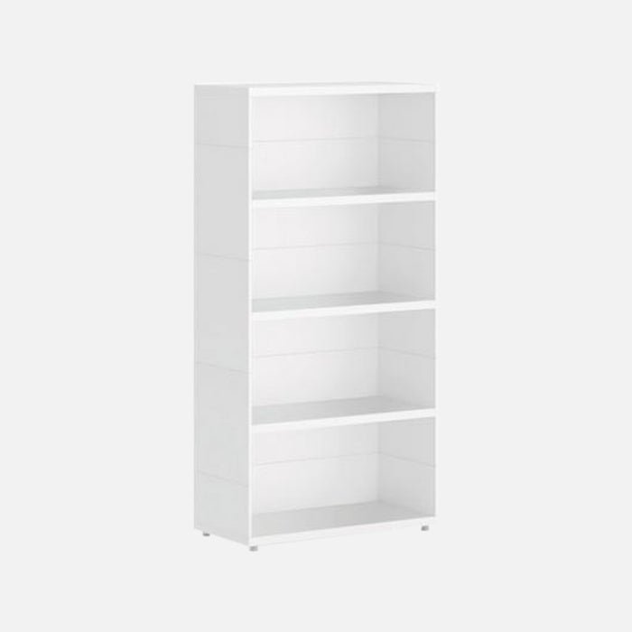 European Made Case Bookcase 1x4 Maxi White
