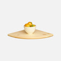European Made Corner Floating Shelf Raw Pine 400x400x22mm
