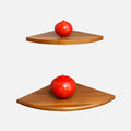 European Made Corner Floating Shelves Walnut (Double Deal)