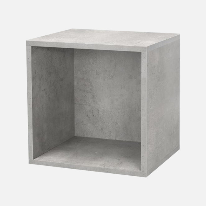 European Made Cube Shelf Concrete Effect