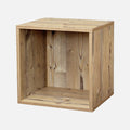 European Made Cube Shelf Wood Effect
