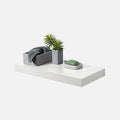 European Made Floating Shelf Kit White 570x250x50mm