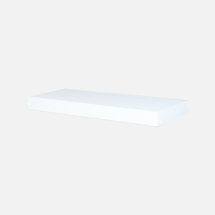 European Made Floating Shelf Kit White 570x250x50mm