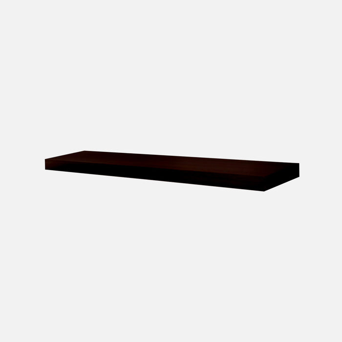 European Made Floating Shelf Luna Matte Black 1150x250x50mm