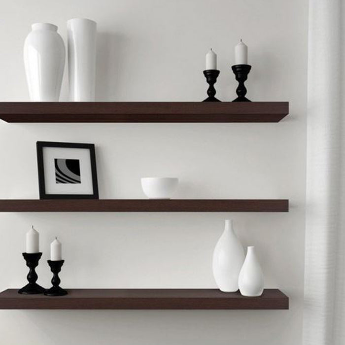 European Made Floating Shelves Mocca 1150 (Triple Deal)