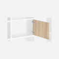 European Made Oak Wide Boon Door Kit
