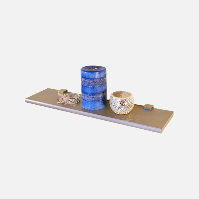 European Made Silver Shelf 600x150x18mm