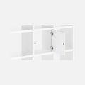 European Made White Square Boon Door Kit