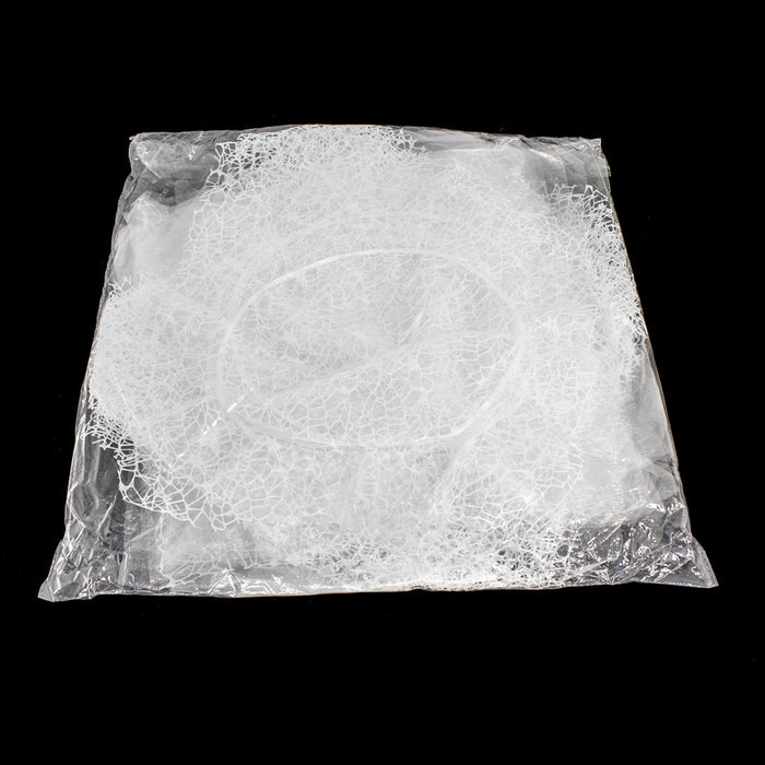 FABRIC FAVOR BAG WHT 36X36 20PCS Deventor