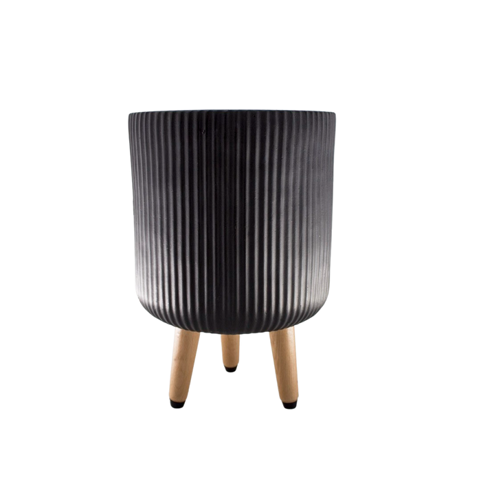 FIBER CLAY POT 25X25X36CM Deventor