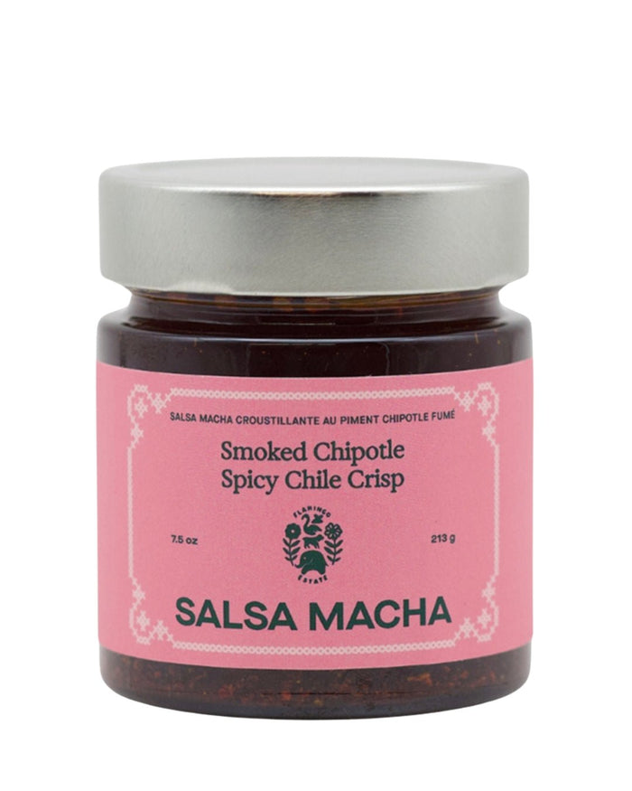 Flamingo Estate Salsa Macha Smoked Chipotle Spicy Chile Crisp by Bella Cucina – Condiments: Chili Crunch