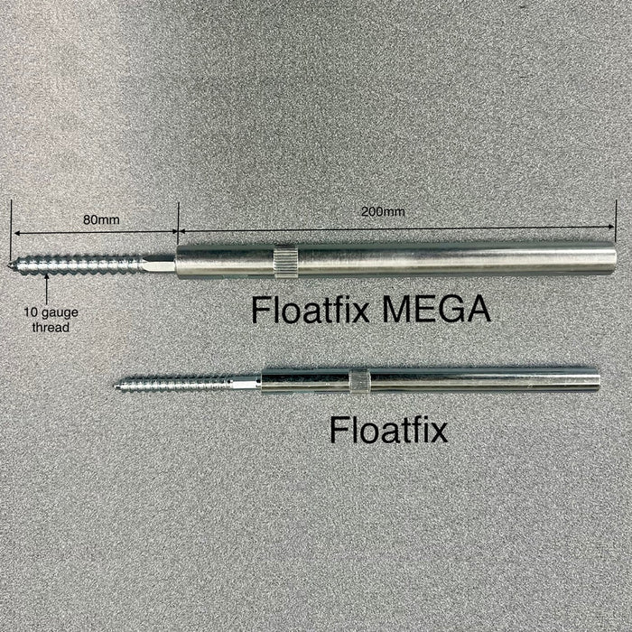 Floatfix MEGA Floating Shelf Bracket Steel 200x16mm