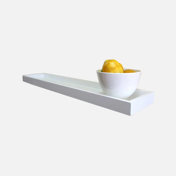 Floating Multi Shelf Matte White 600x150x40mm