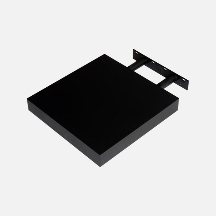 Floating Shelf Gloss Black 250x250x38mm