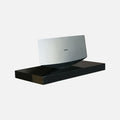 Floating Shelf Gloss Black 600x300x50mm