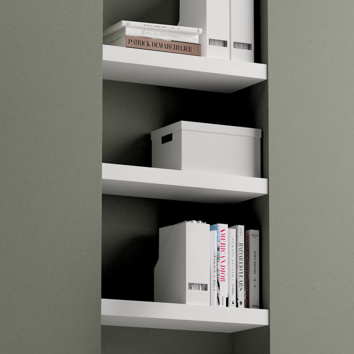 Floating Shelf Gloss White 600x250x50mm (Triple Deal)