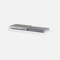 Floating Shelf Kit Gloss White 1200x300x50mm