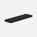 Floating Shelf Matte Black 900x250x50mm