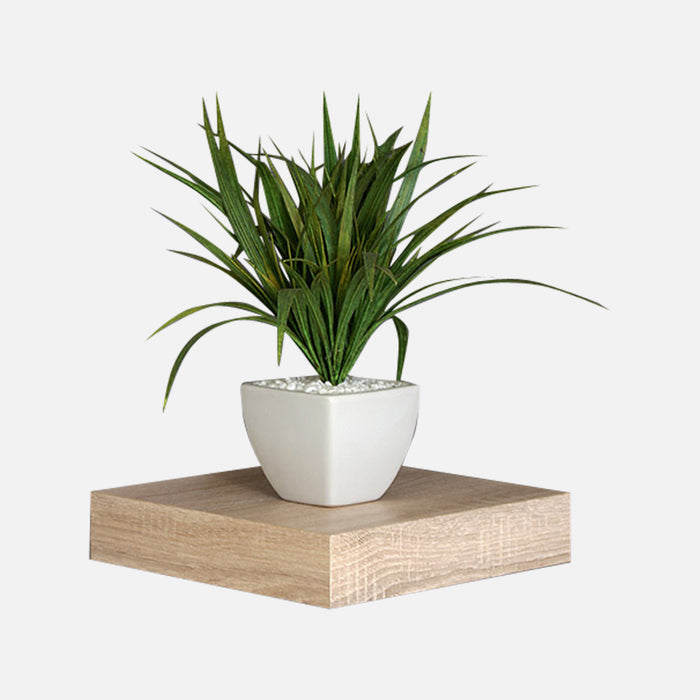 Floating Shelf Oak laminate Veneer 250x250x50mm