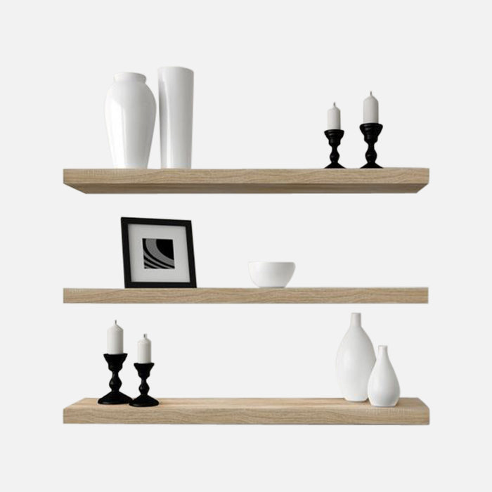 Floating Shelves Oak Veneer laminate 1150 (Triple Deal)