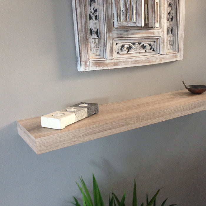 Floating Shelves Oak Veneer laminate 1150 (Triple Deal)