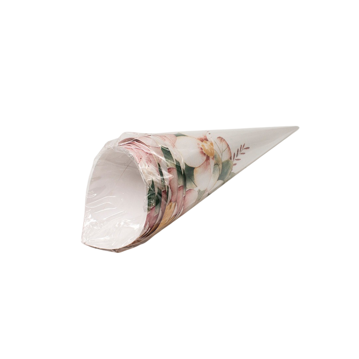 FLORAL PAPER CONES - 10pcs Deventor