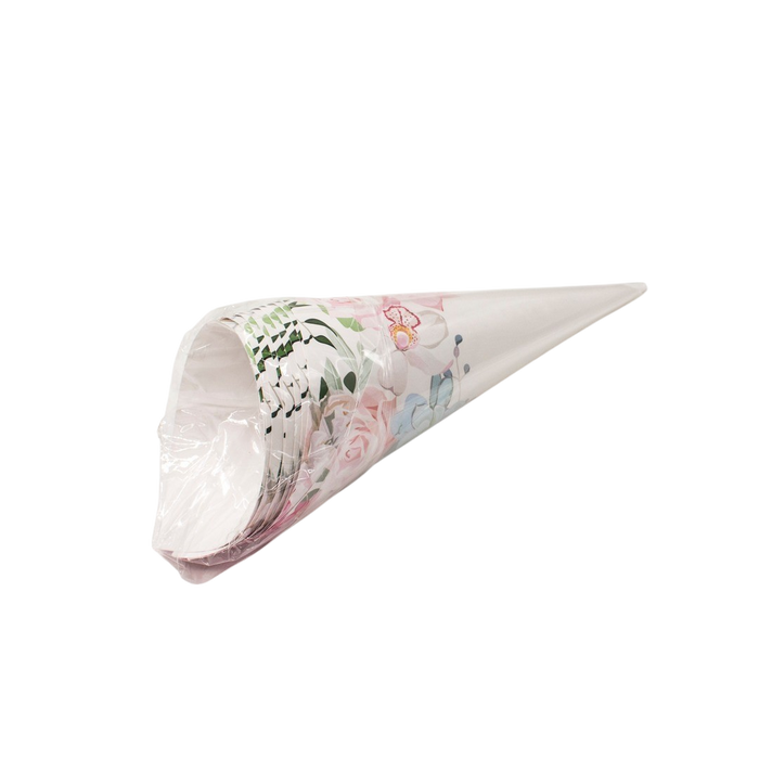 FLORAL PAPER CONES - 10pcs Deventor