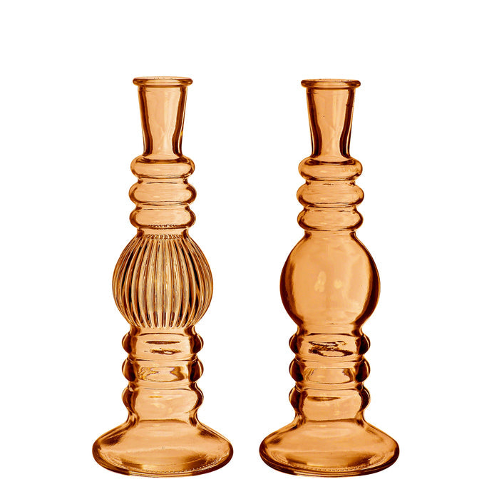 FLORENCE VASE CANDLE H23X8.5 AMBER Deventor