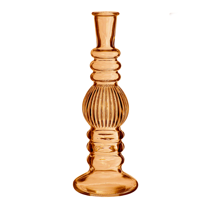FLORENCE VASE CANDLE H23X8.5 AMBER Deventor