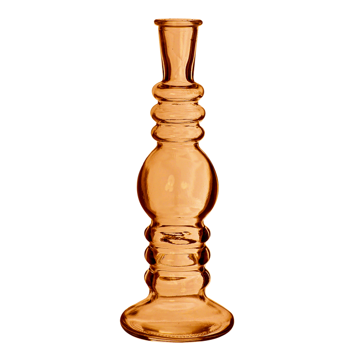 FLORENCE VASE CANDLE H23X8.5 AMBER Deventor