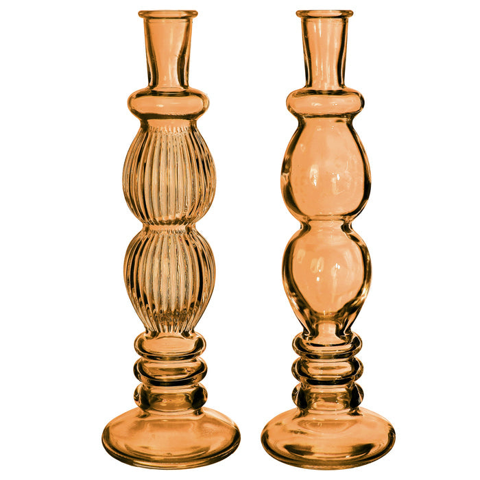 FLORENCE VASE CANDLE H28X9 AMBER Deventor
