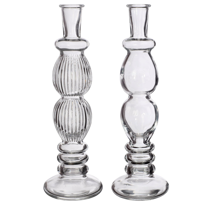 FLORENCE VASE CANDLE H28X9CM CLEAR Deventor