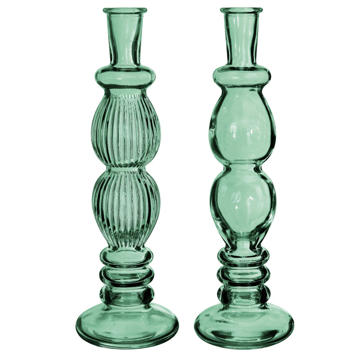FLORENCE VASE CANDLE H28X9CM GREEN Deventor