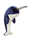 Fluff & Tuff Blue Narwhal Toy