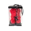 FOAM ROSE TEDDY BEAR 25CM RED Deventor