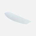 Frosted Curved Glass Shelf 600x200x6mm