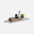 Frosted Glass Shelf Slot kit 600x200x8mm