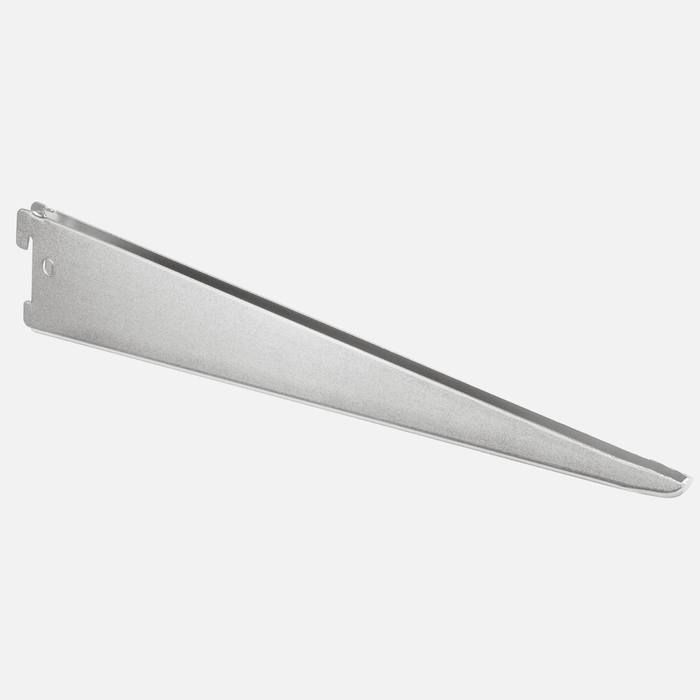 Galvanised Double Slot 50mm Pitch Wall Strips 495mm