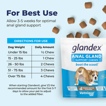 Glandex® Anal Gland Supplement For Dogs With Pumpkin