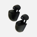 Glass Anthracite Jam Clips Kit 400x100x8mm